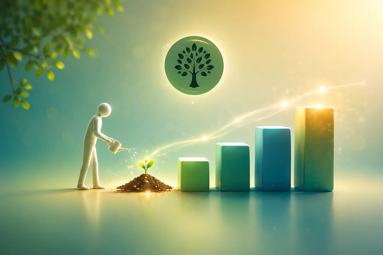 Our ways of work, rooted in values, branching into the work, fruiting into measurable outcomes